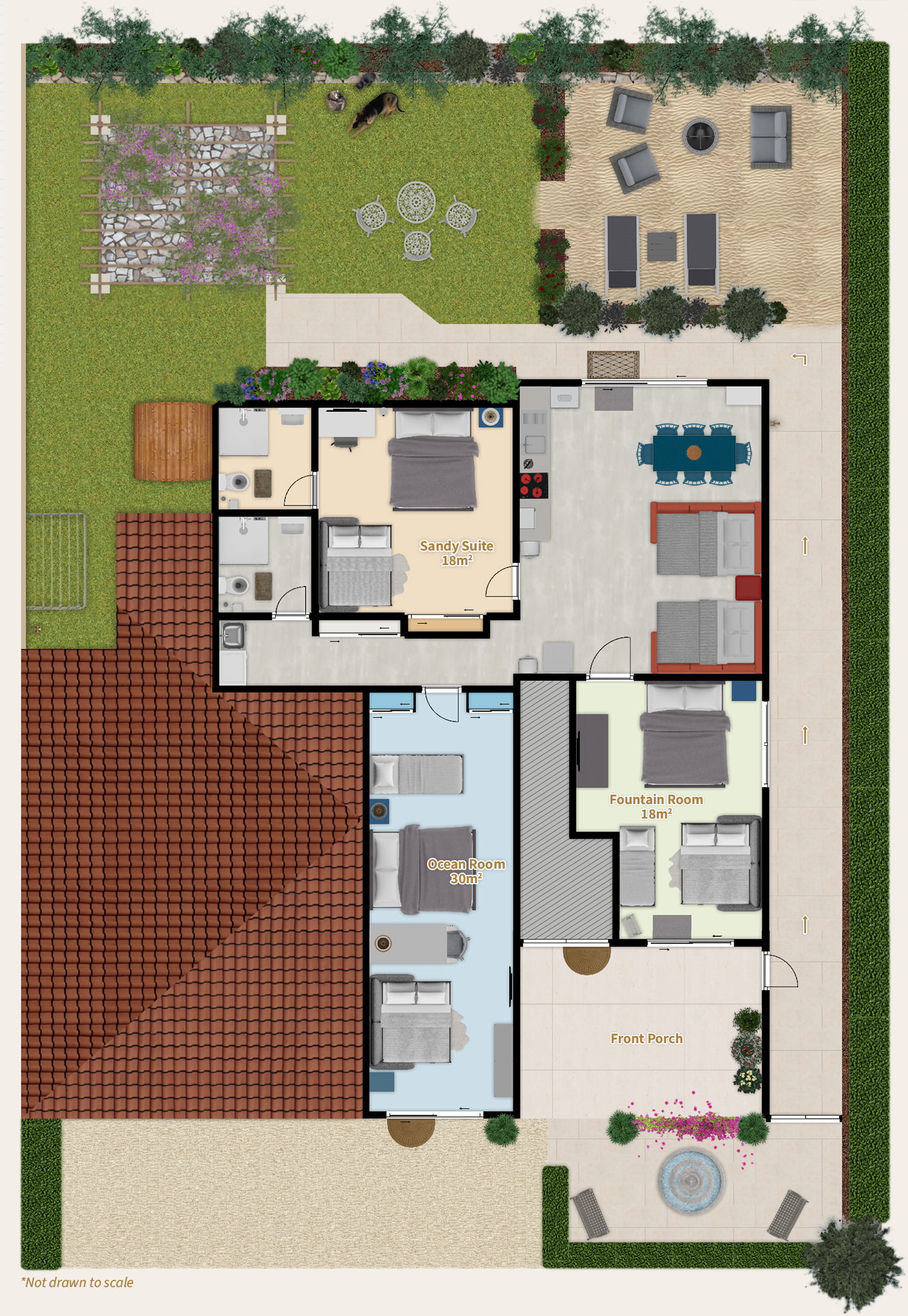 Villa Solmare floor plan